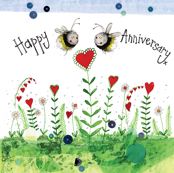 Happy Anniversary Bee Card
