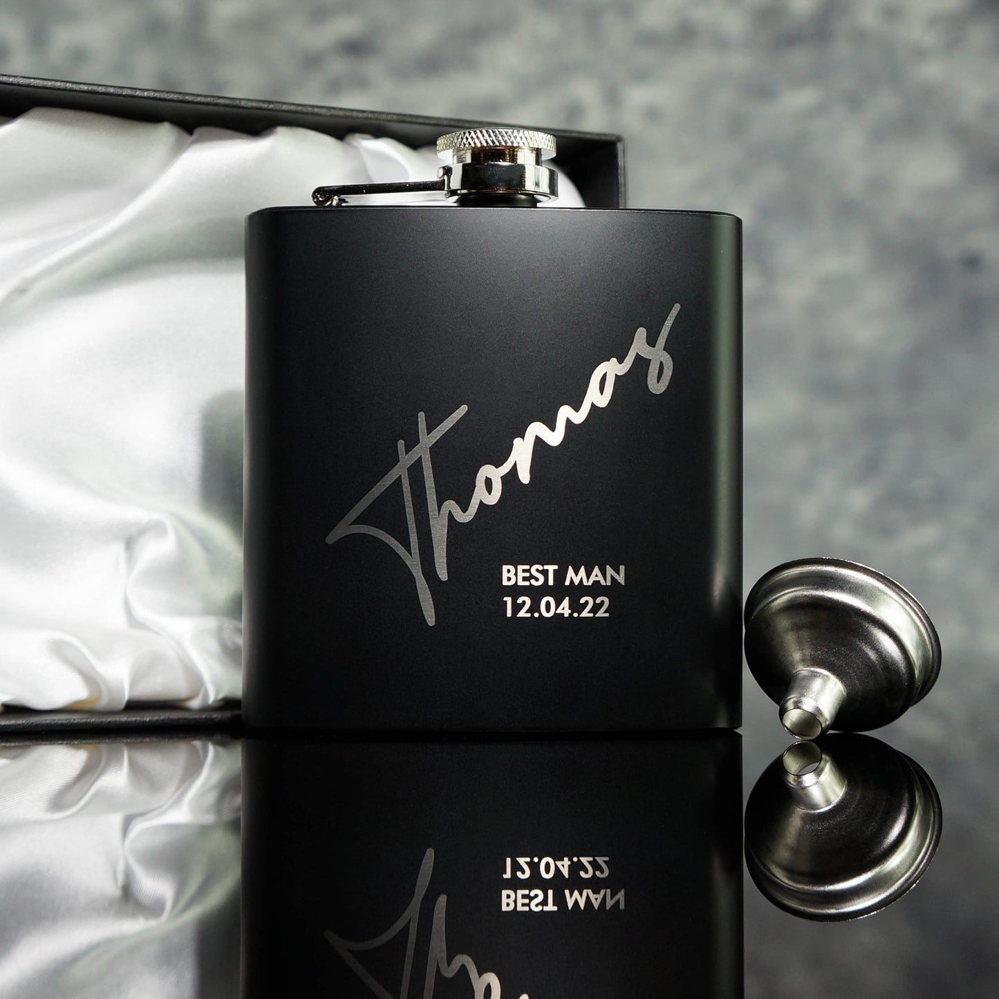 Signature Groomsman Hip Flasks