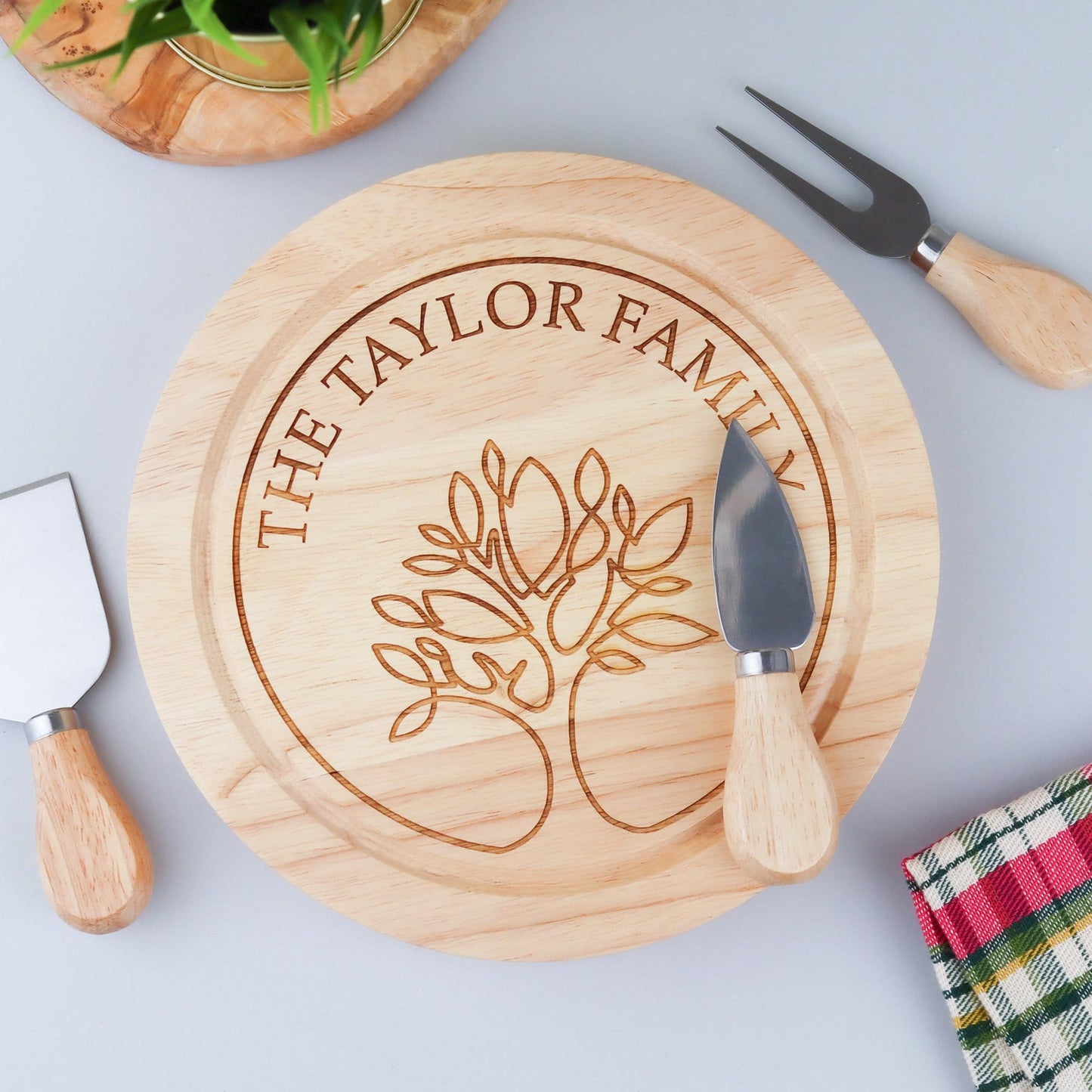 Family Tree Cheese Board