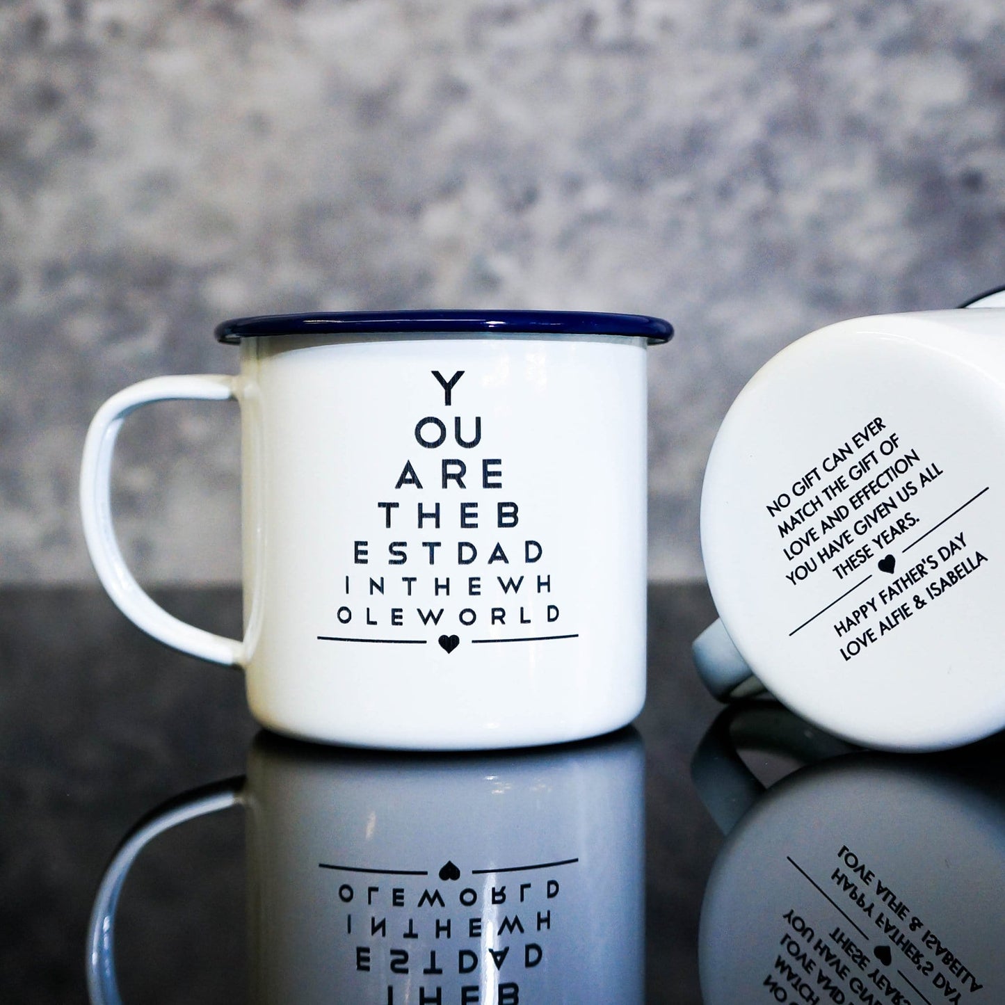 Best Dad Enamel Mug