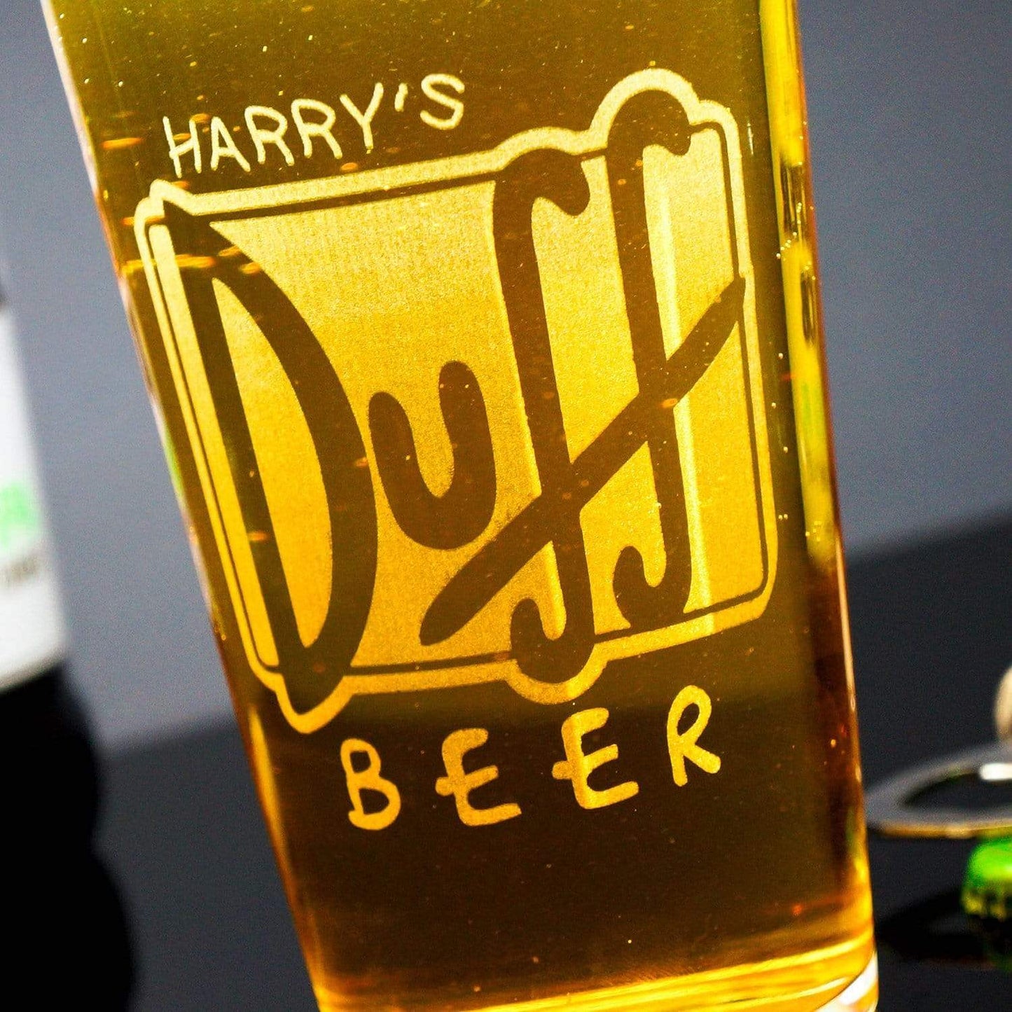 Personalised Duff Glass