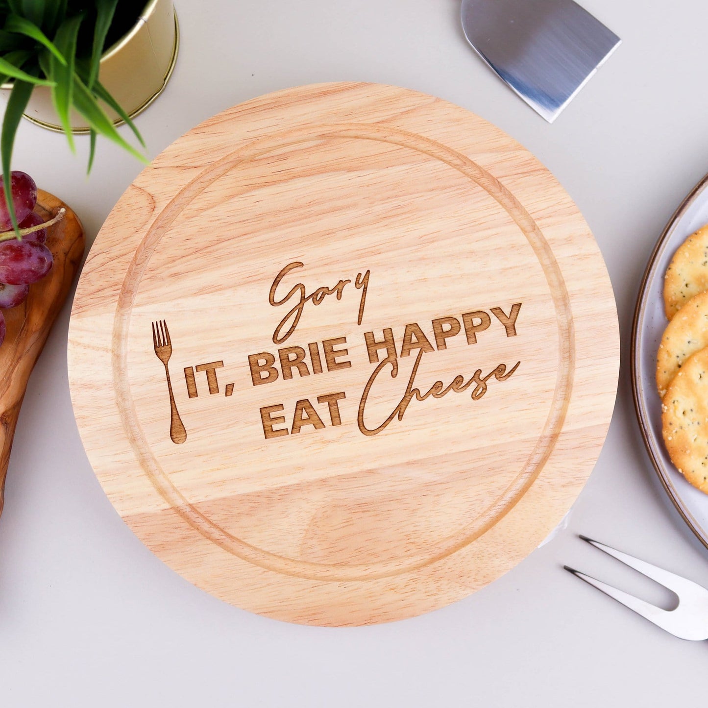 Fork it, Brie Happy Board