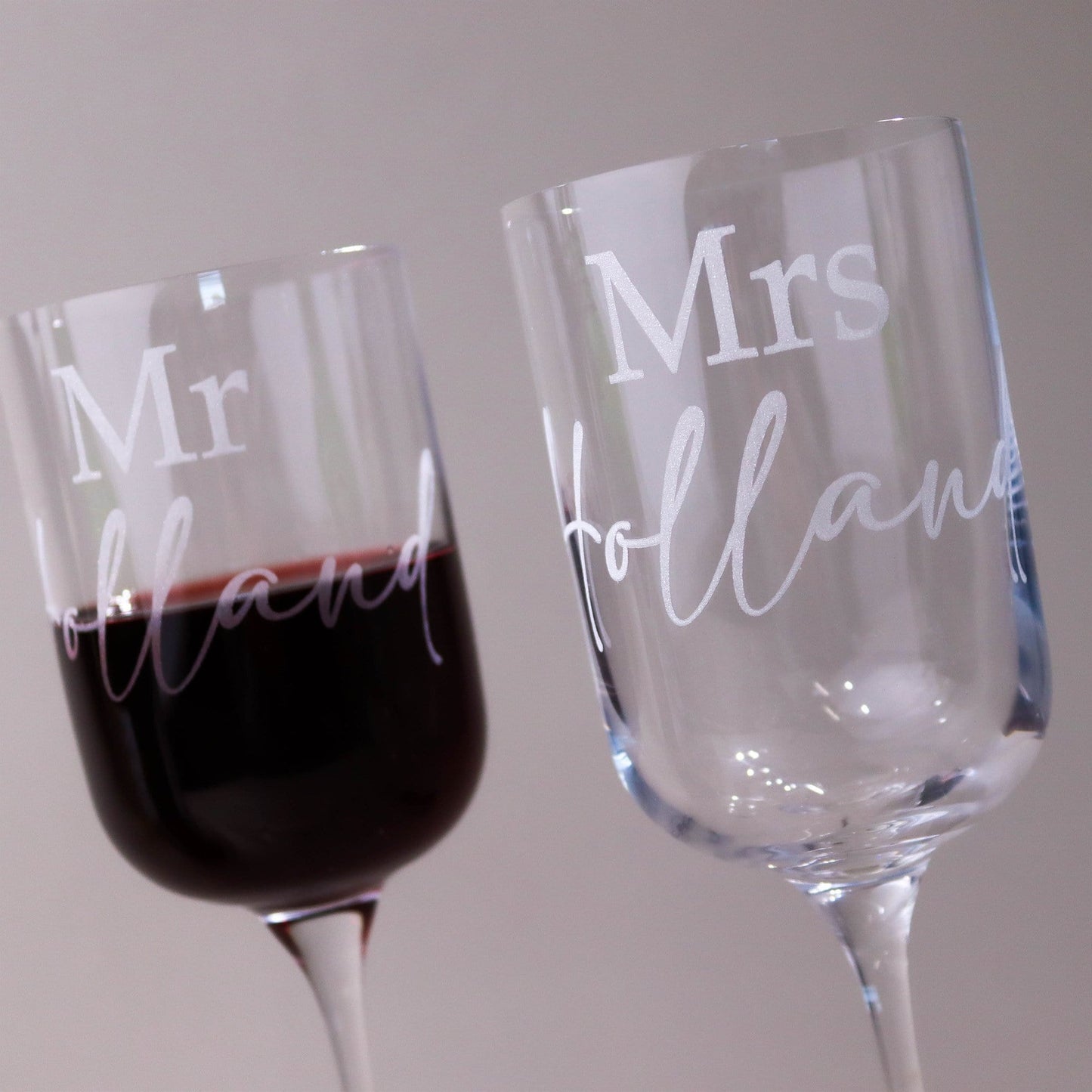 Couples Signature Wine Glasses