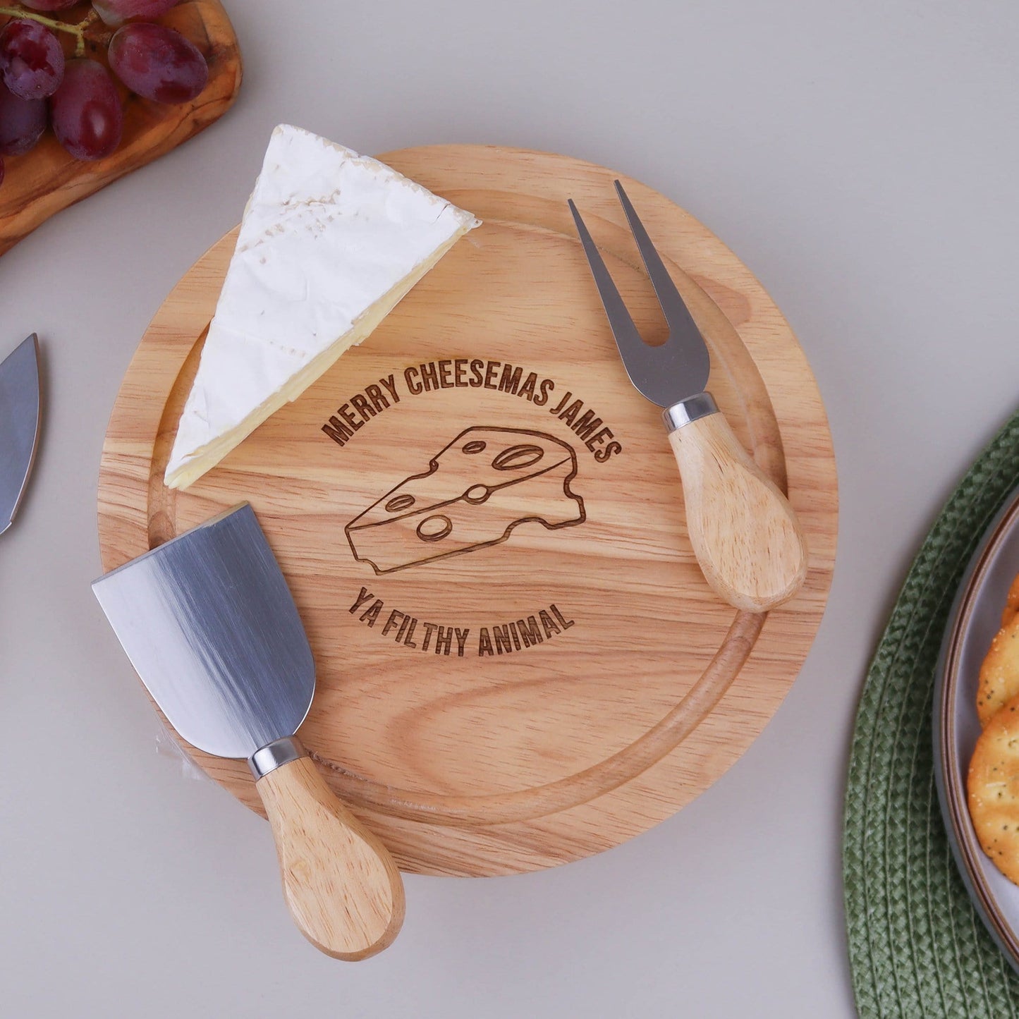 Merry Cheesemas Board Knife Set