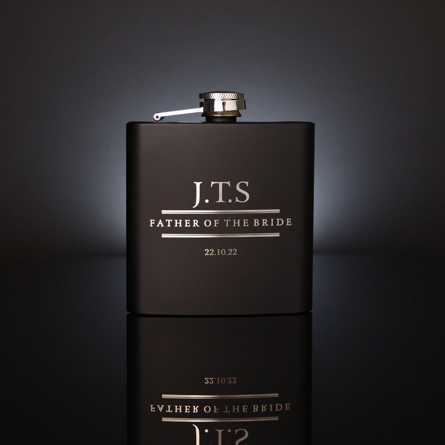 Classic No.2 Groomsmen Hip Flasks
