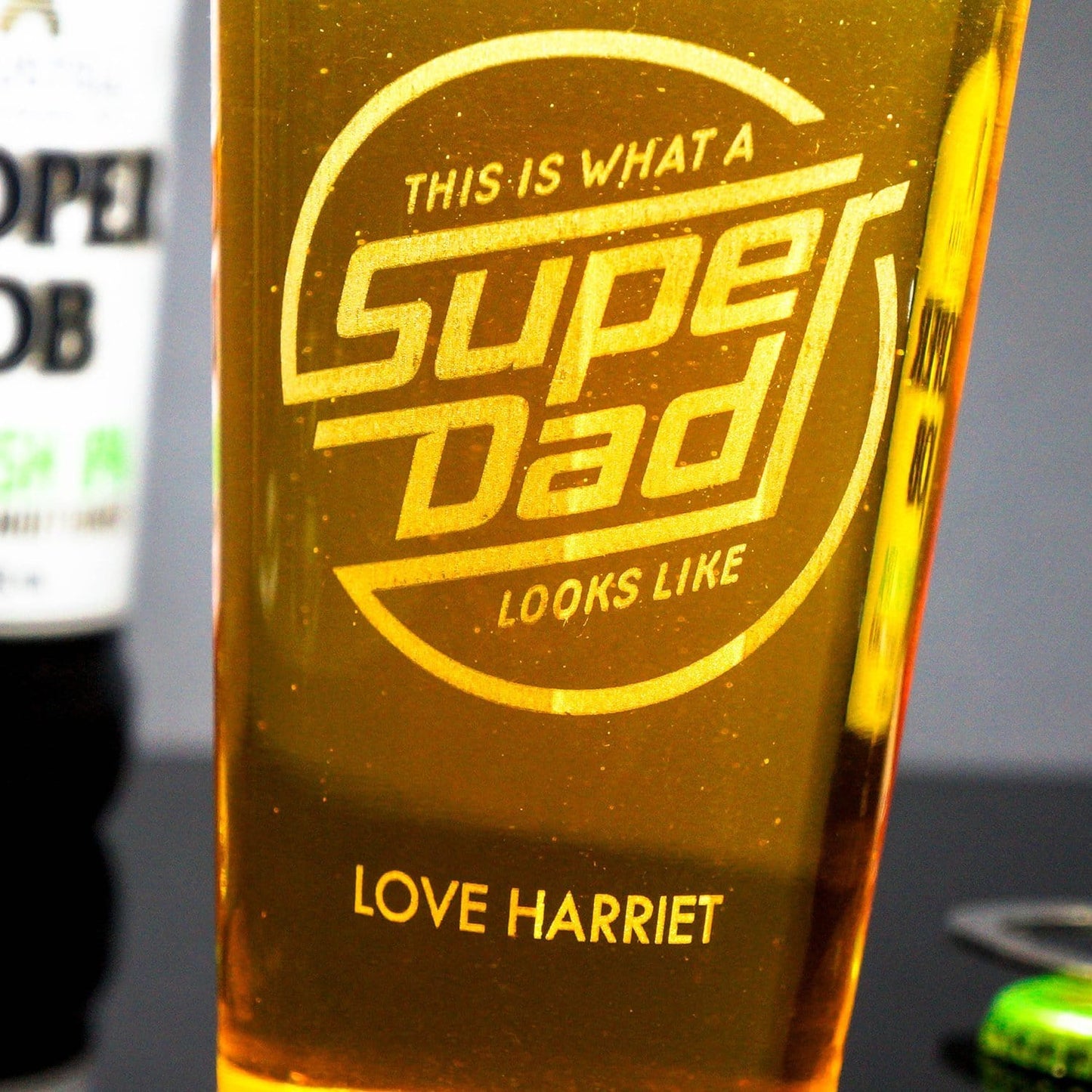 Super Dad Beer Glass