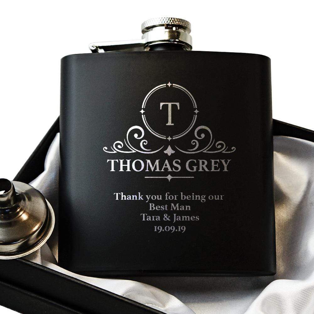 Traditional Groomsman Hip Flasks