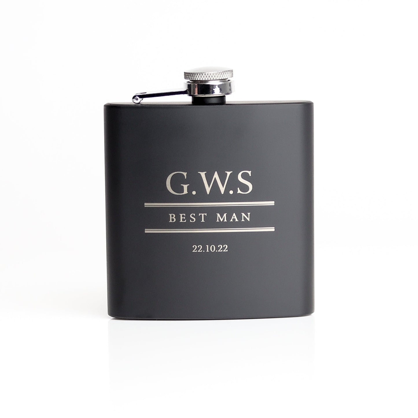 Classic No.2 Groomsmen Hip Flasks