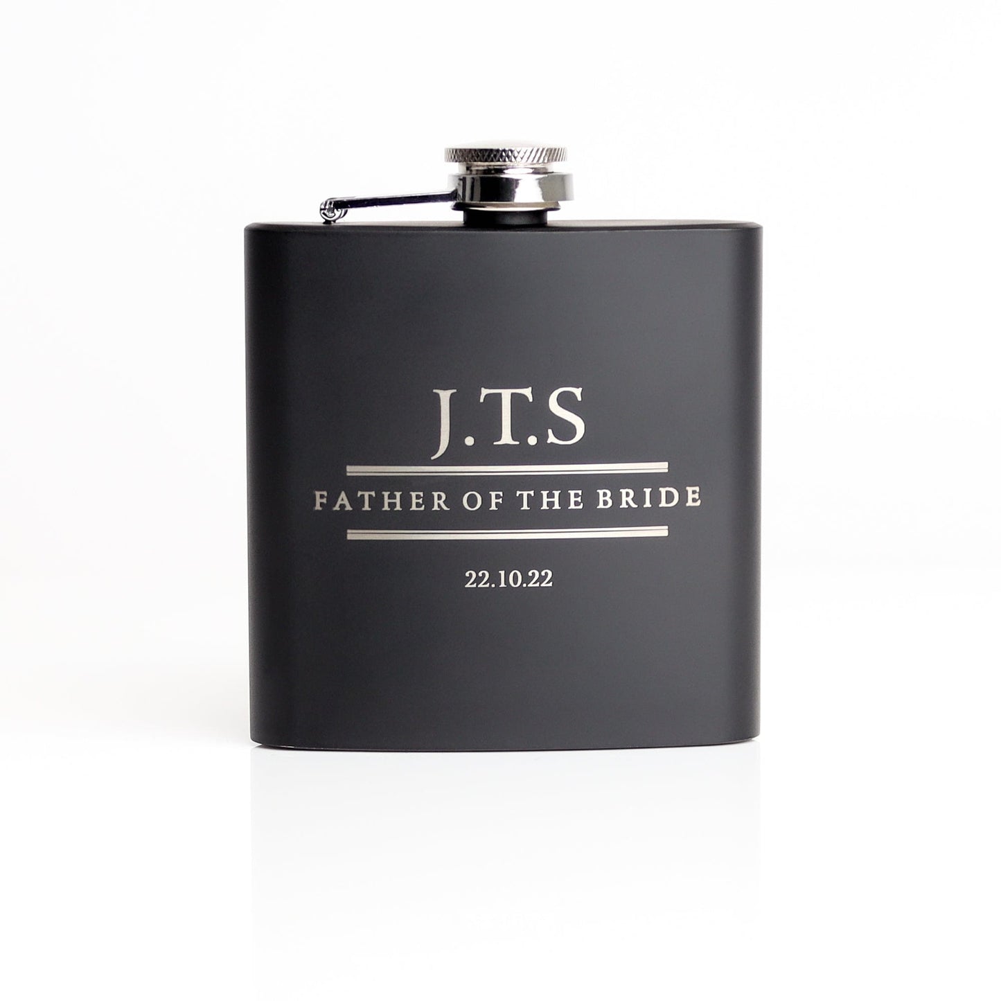 Classic No.2 Groomsmen Hip Flasks