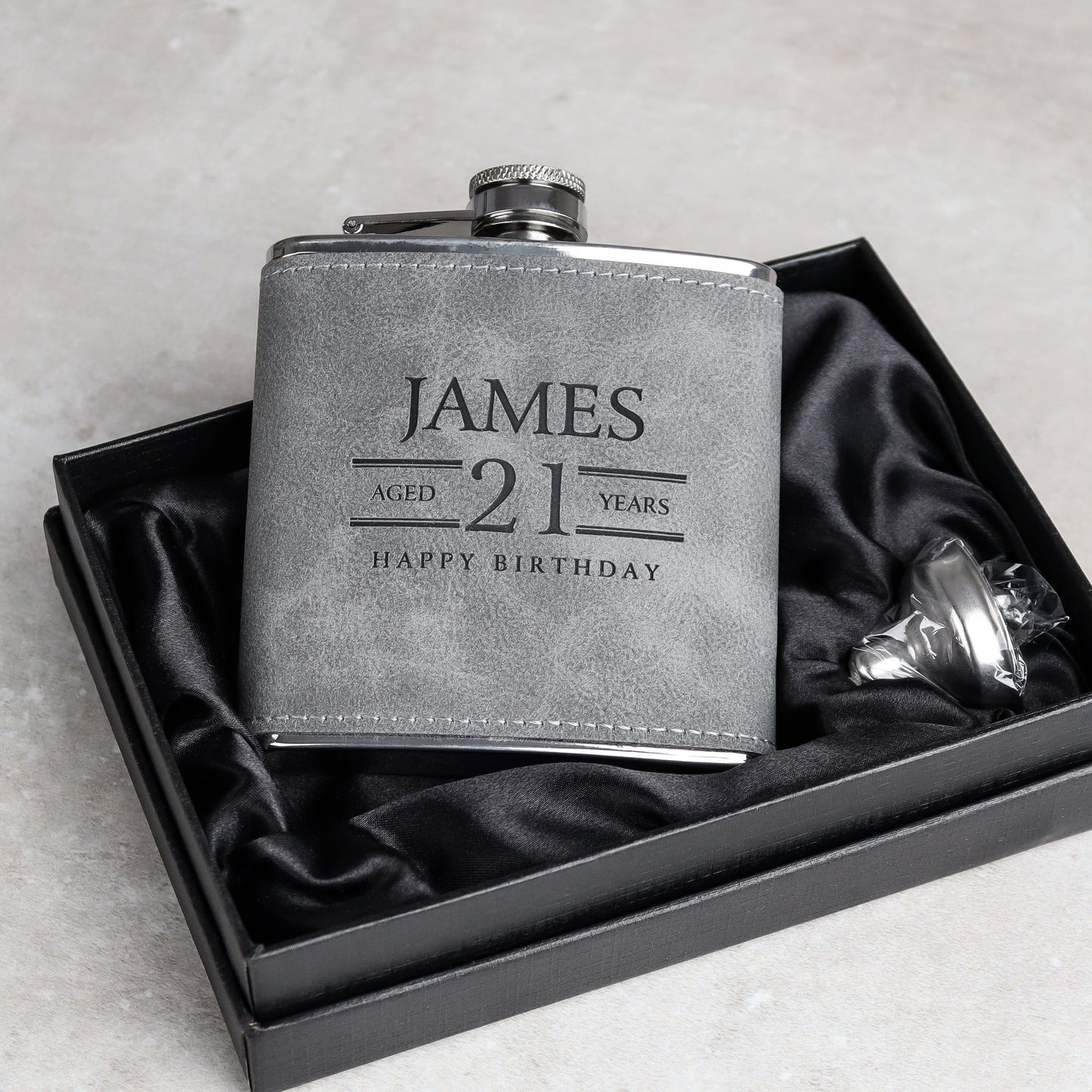 Birthday Year Personalised Hip Flask