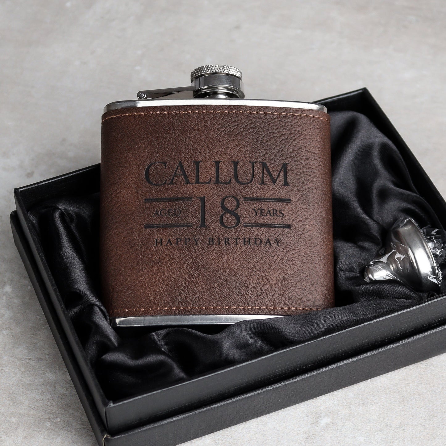 Birthday Year Personalised Hip Flask