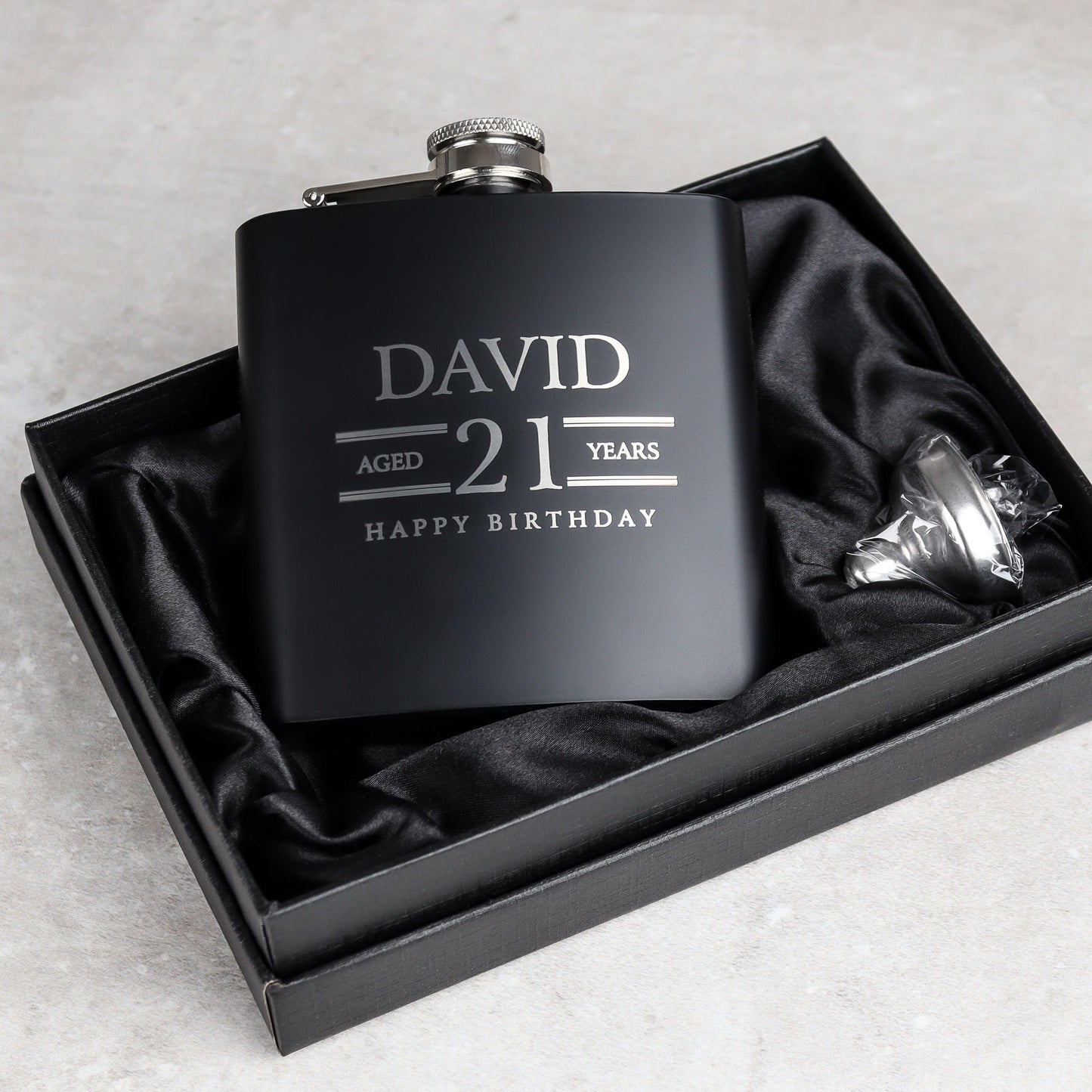 Birthday Year Personalised Hip Flask