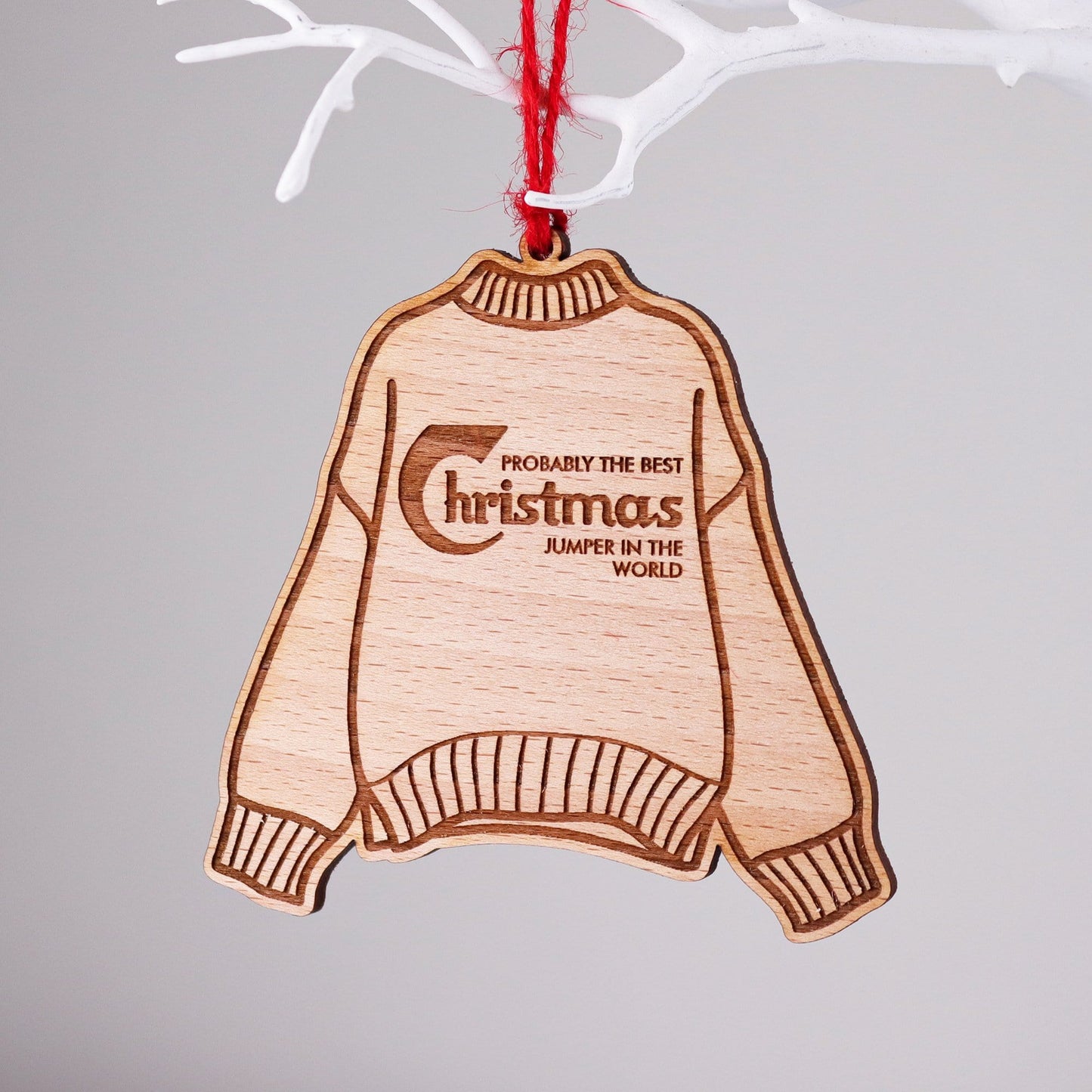 Carlsberg Christmas Jumper Decoration With Message