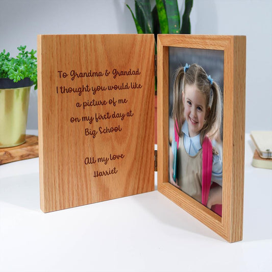 First Day At School Book Frame