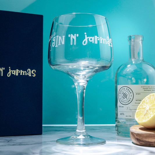 Gin 'N' Jarmas Glass