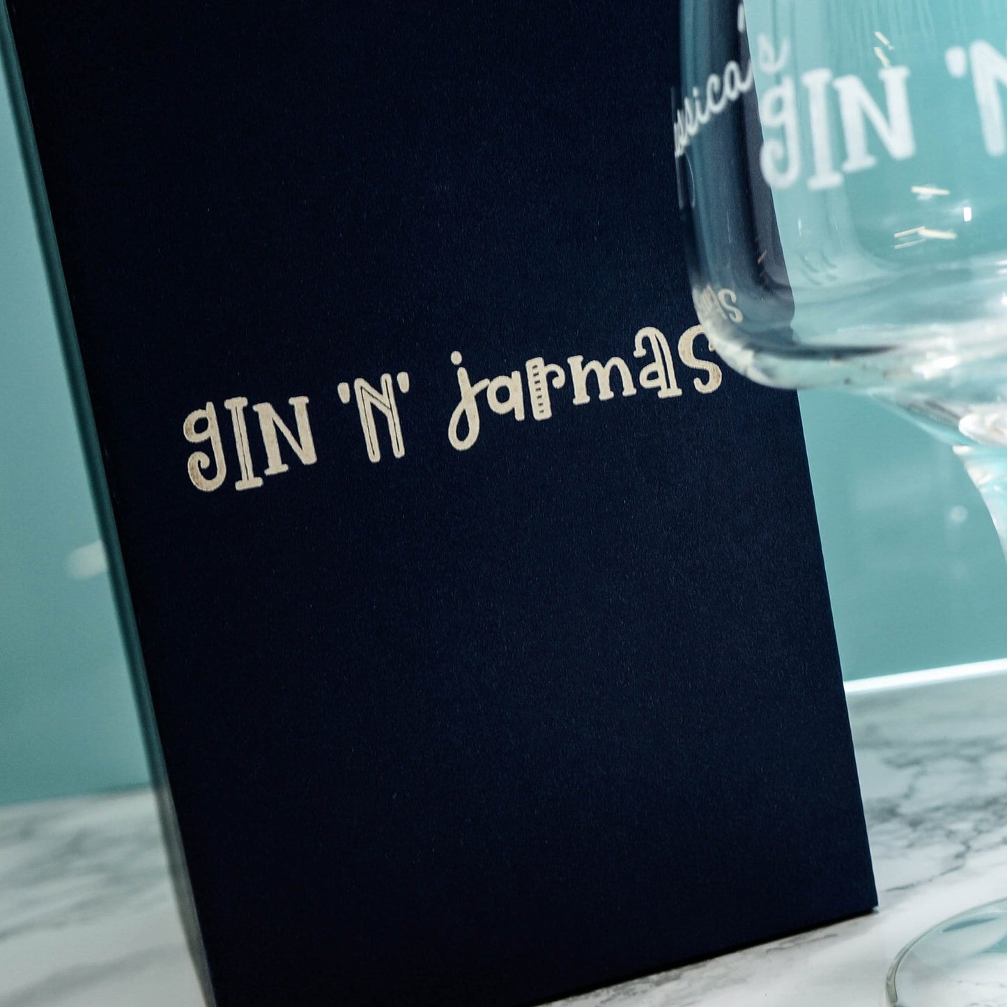 Gin 'N' Jarmas Glass