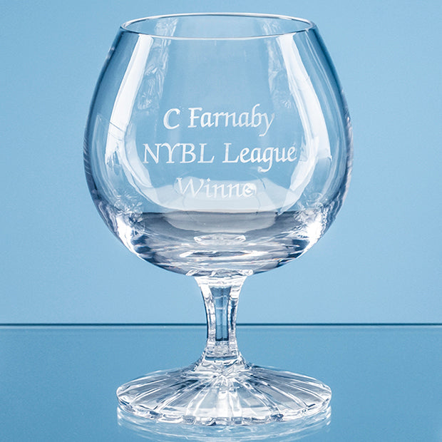 280ml Grosvenor Lead Crystal Brandy Glass with Star Cut Base