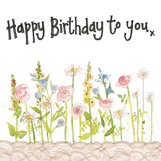 Meadow Flowers Birthday Card