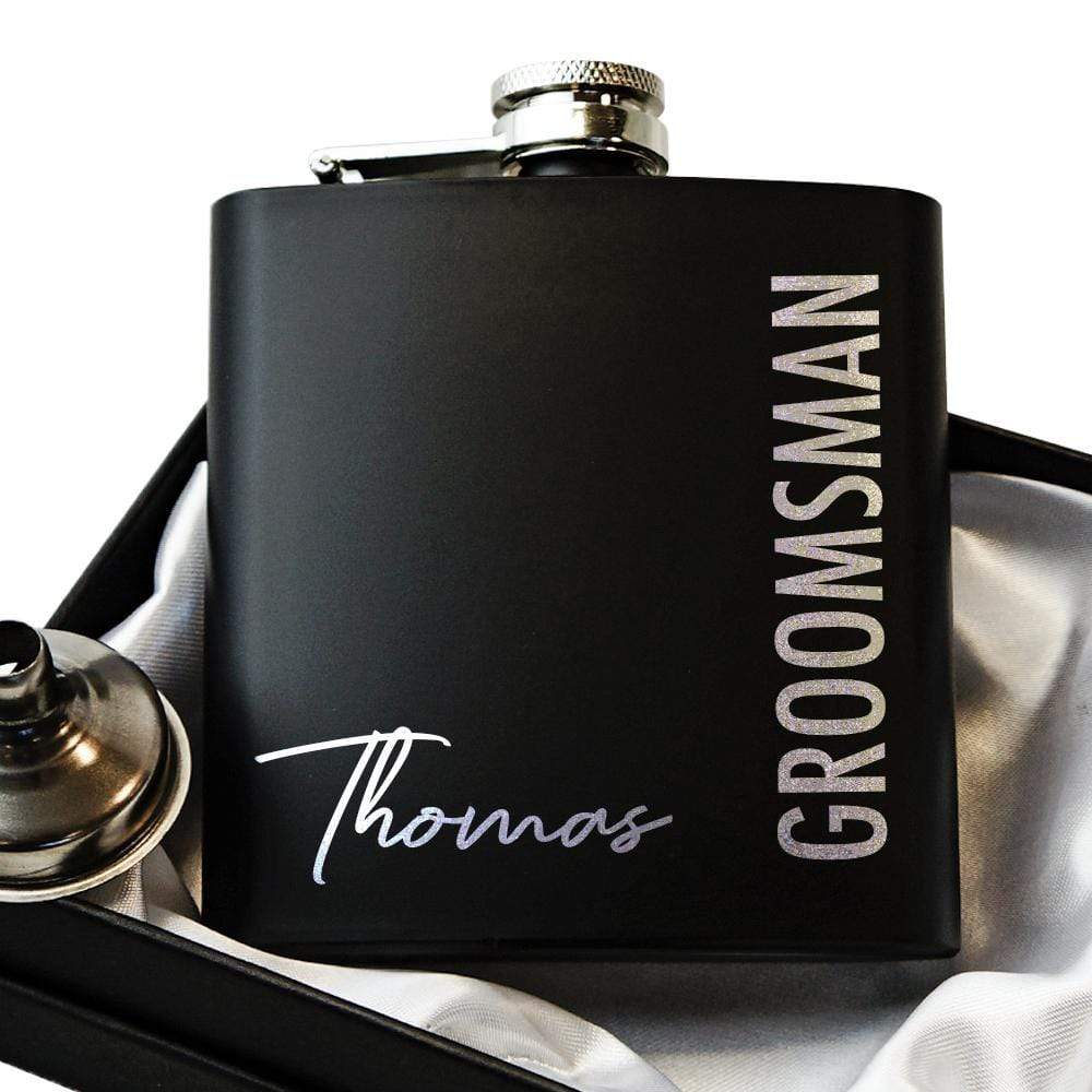 Futura Groomsman Hip Flasks