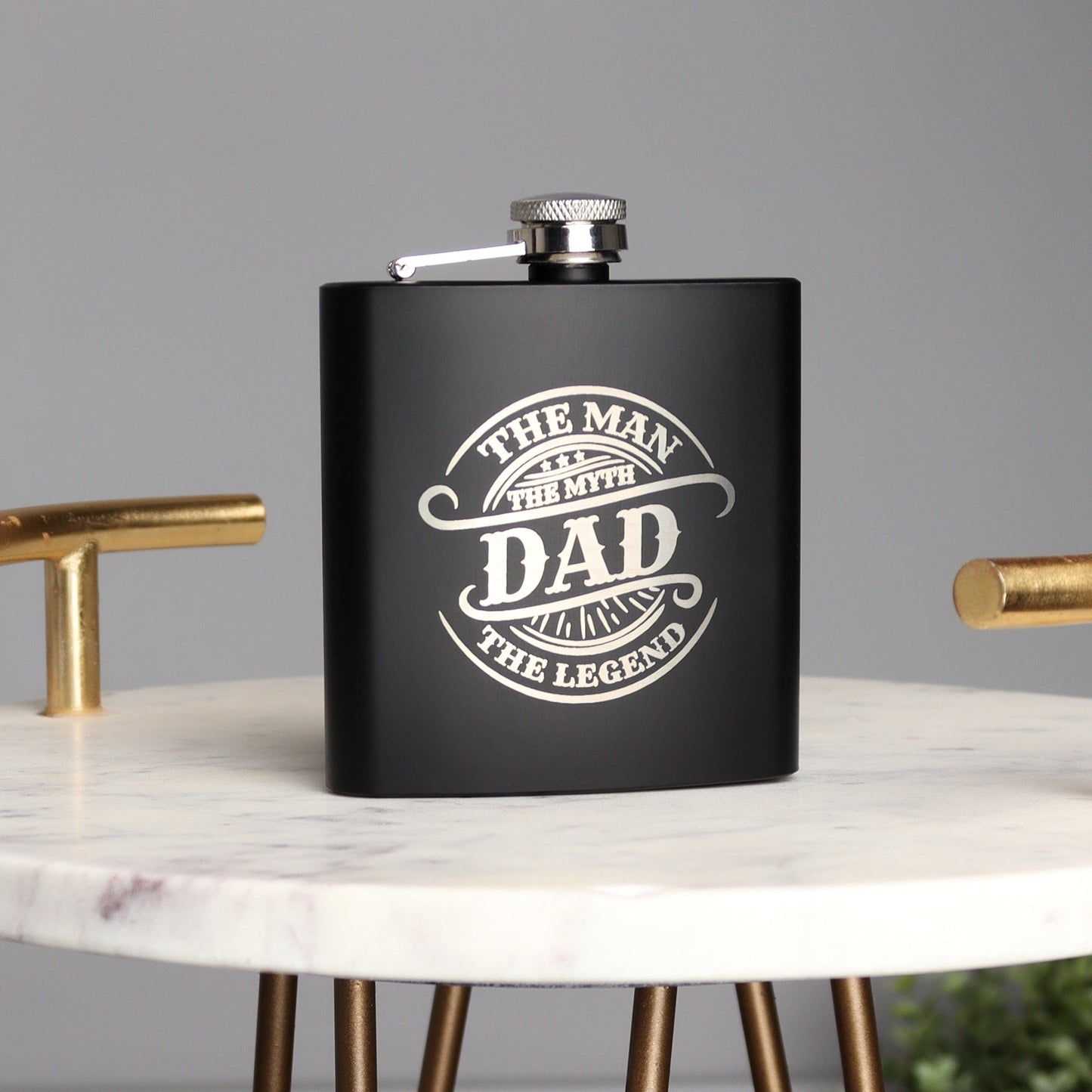 Dad, Man, Myth, Legend Hip Flask