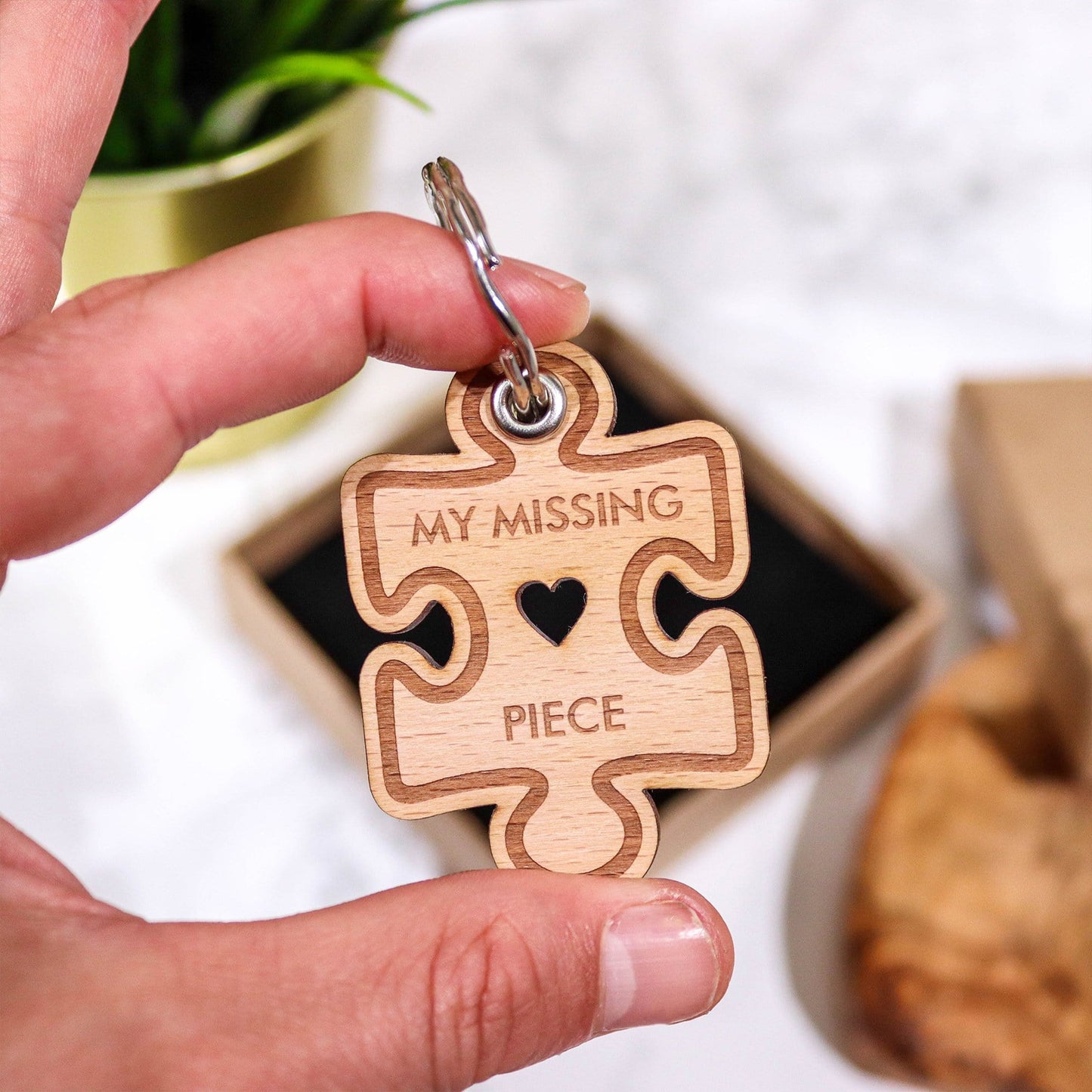 My Missing Piece Keyring