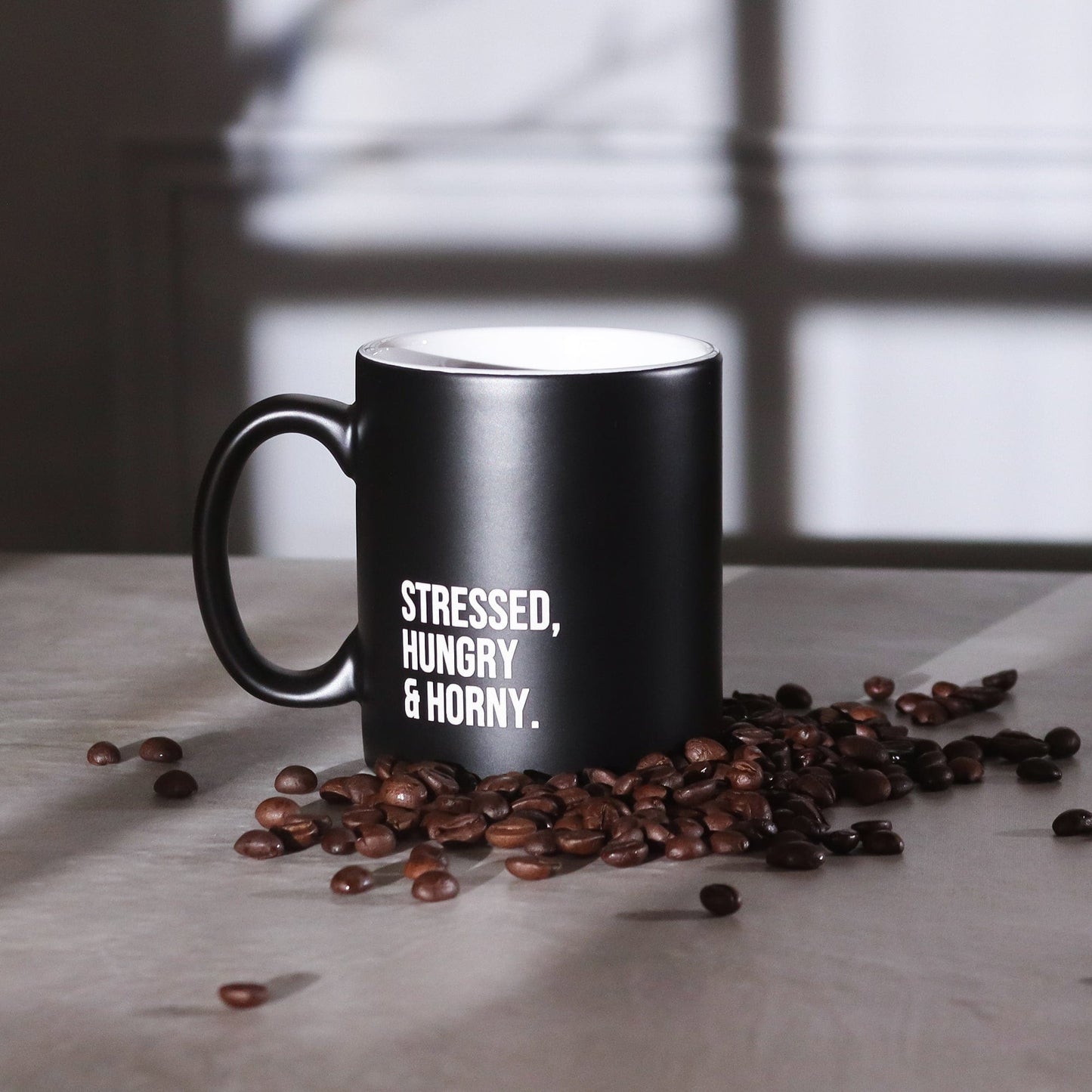 Stressed, Hungry & Horny Mug