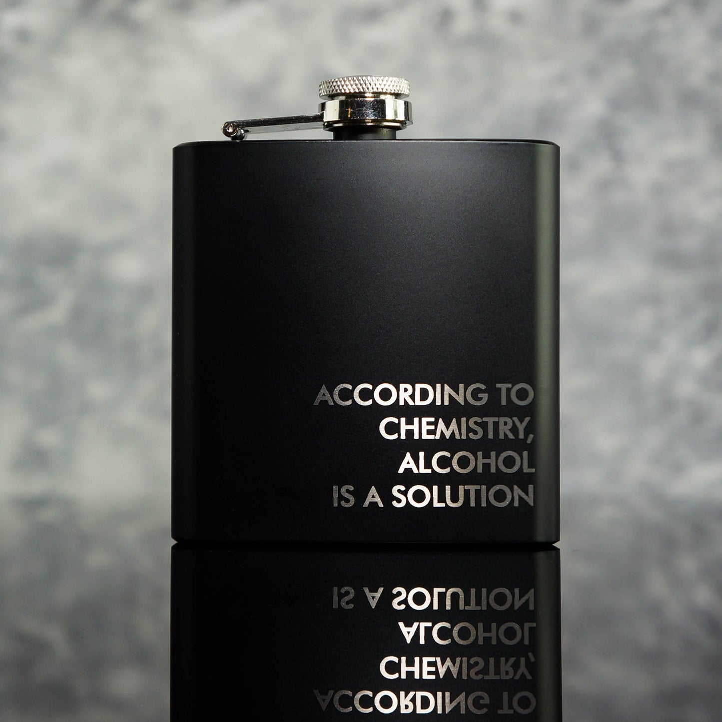 Chemistry Design Hip Flask for the Geeky Drinker
