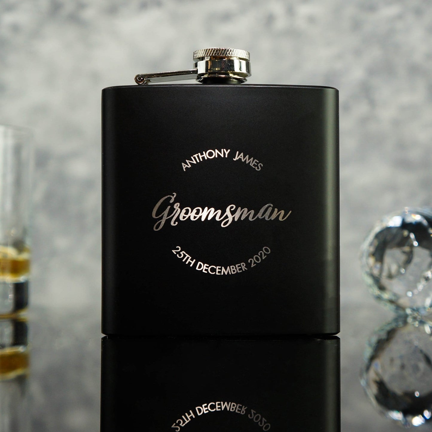 Classic Hip Flask Groomsmen Gift
