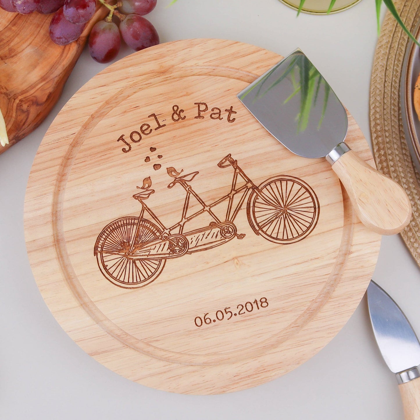 Tandem Cheese Board Knife Set