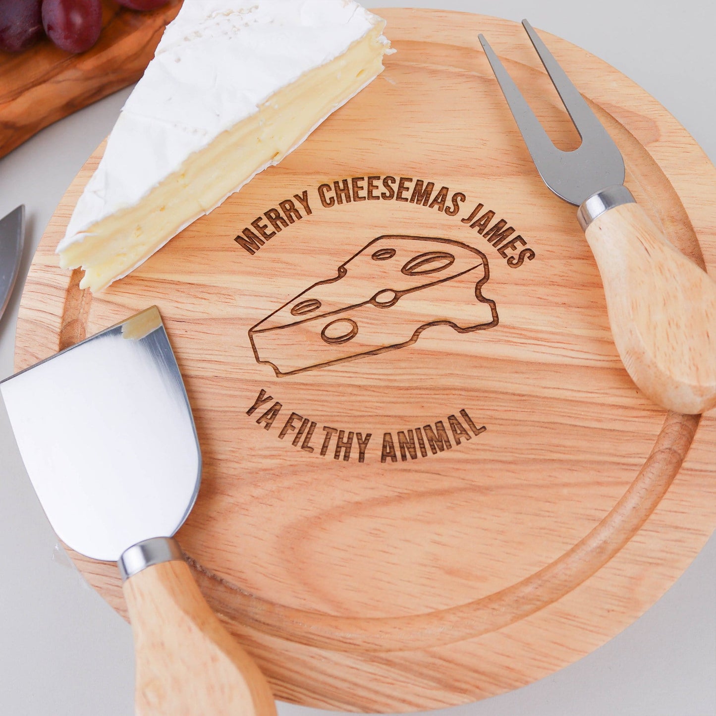 Merry Cheesemas Board Knife Set
