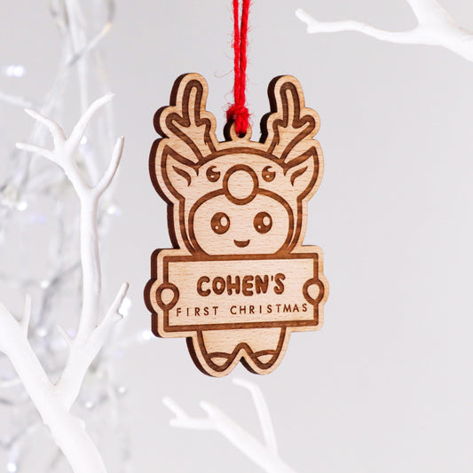 My First Rudolph Christmas Decoration