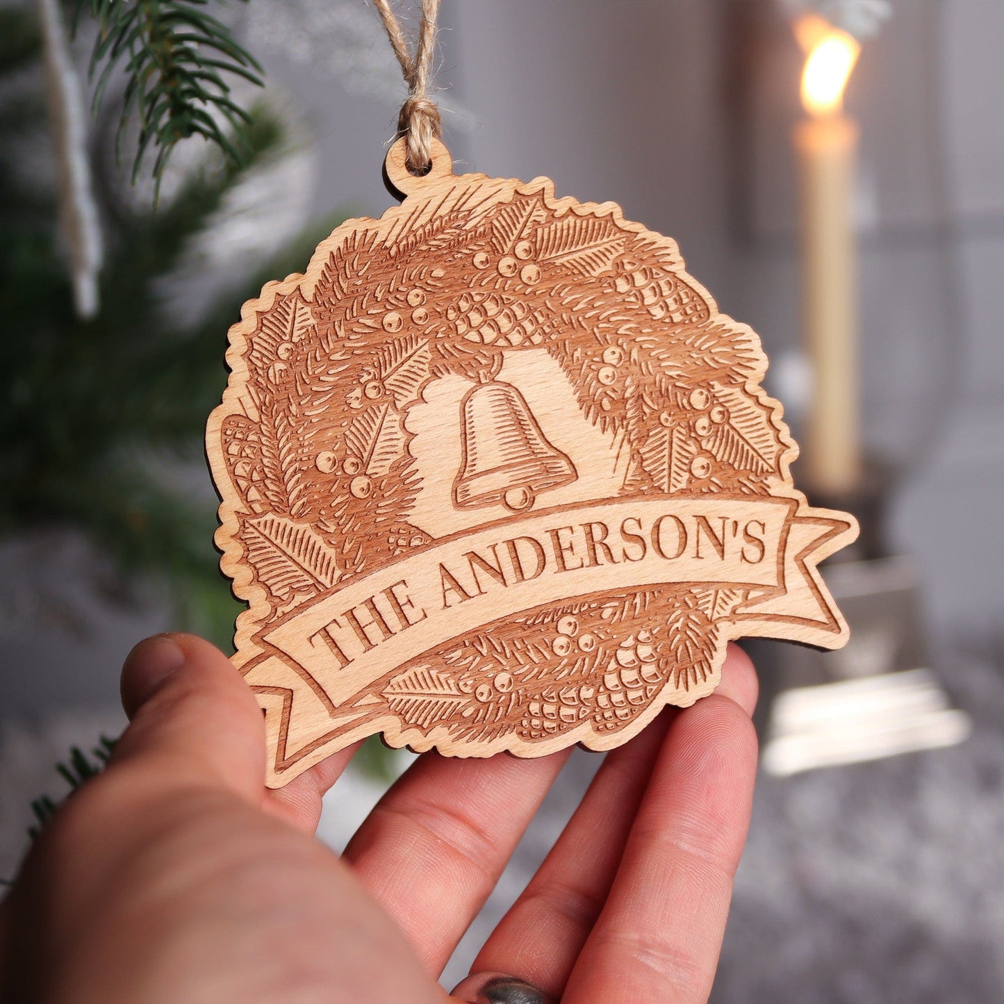 The Family Wreath Christmas Decoration