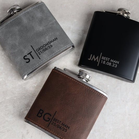 Groomsmen Hip Flasks