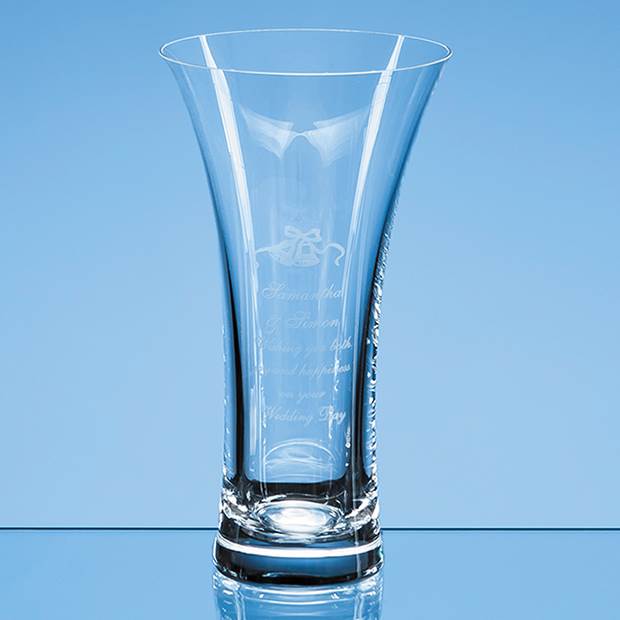 21.5cm Neptune Plain Trumpet Vase