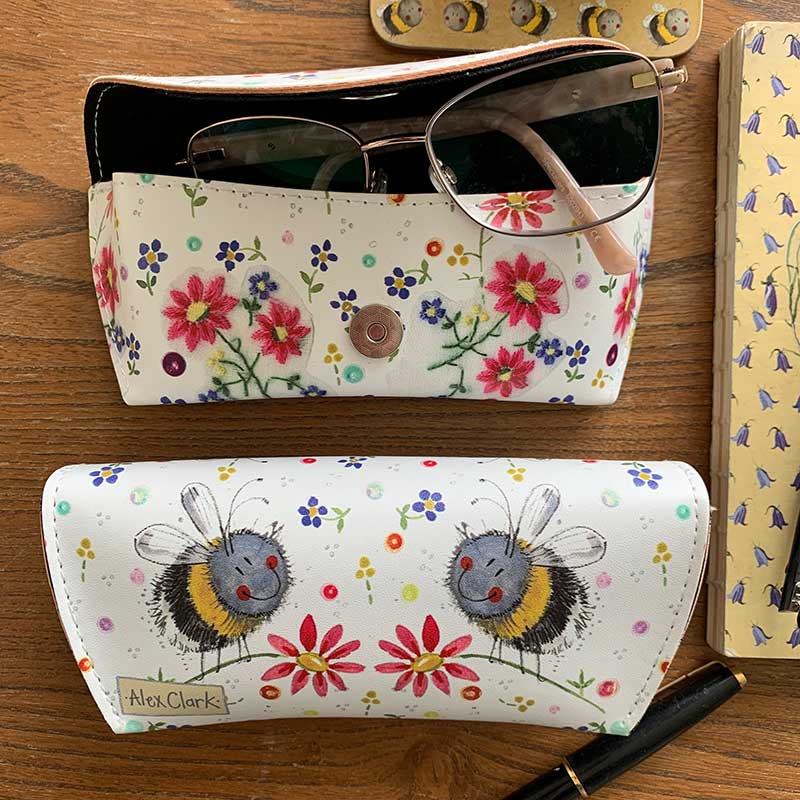 Bees and Flowers Spectacle Case
