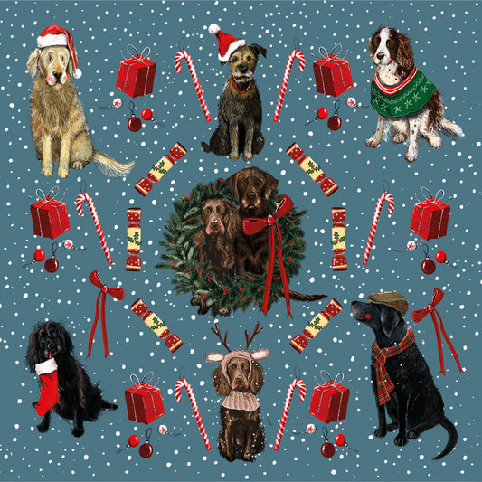 Christmas Roll Wrap - Dog