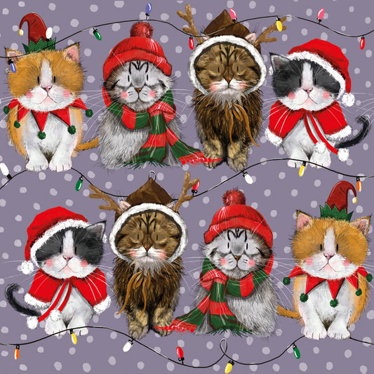 Christmas Roll Wrap - Cat
