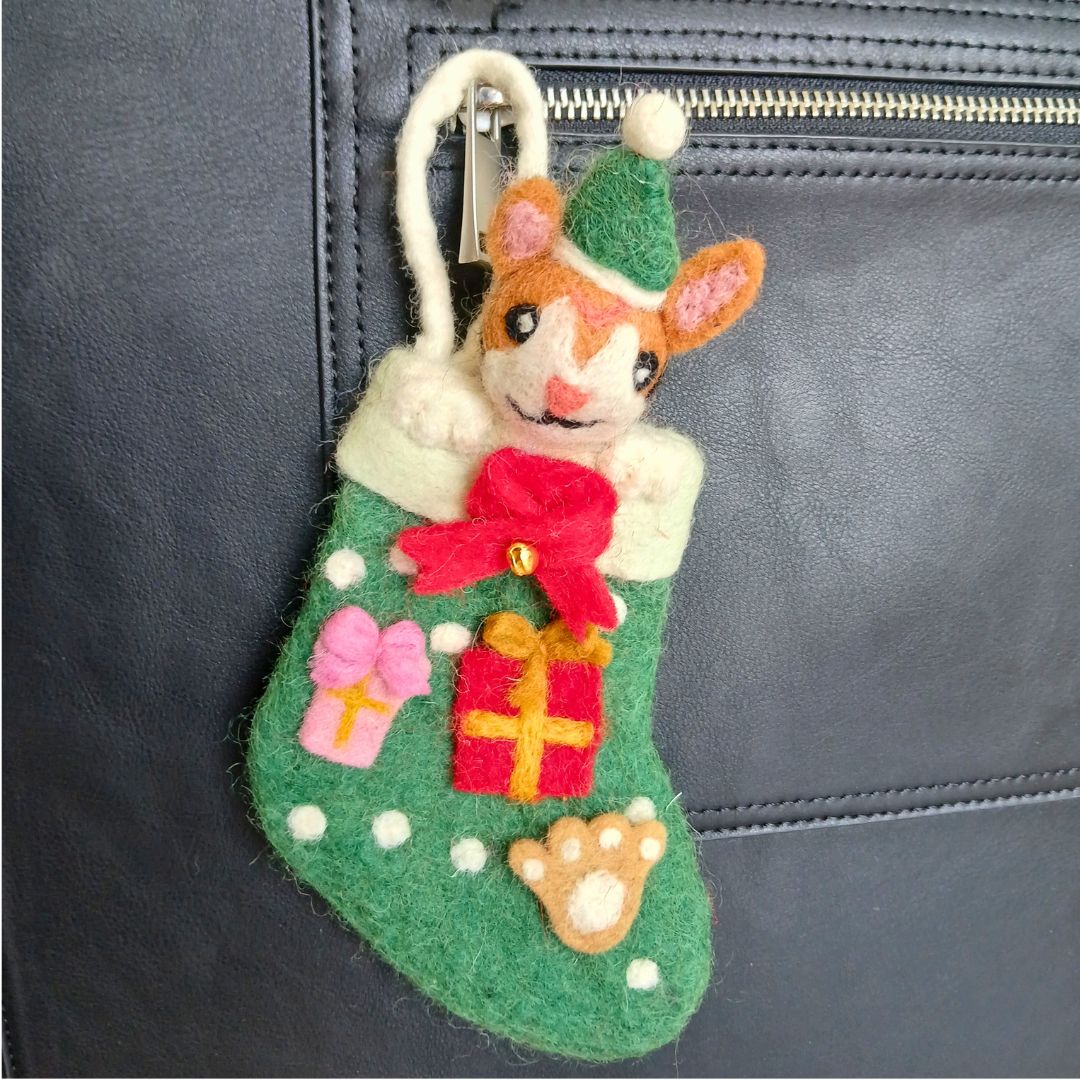 Felt Christmas Pet Gift Socks - Mixed Selection