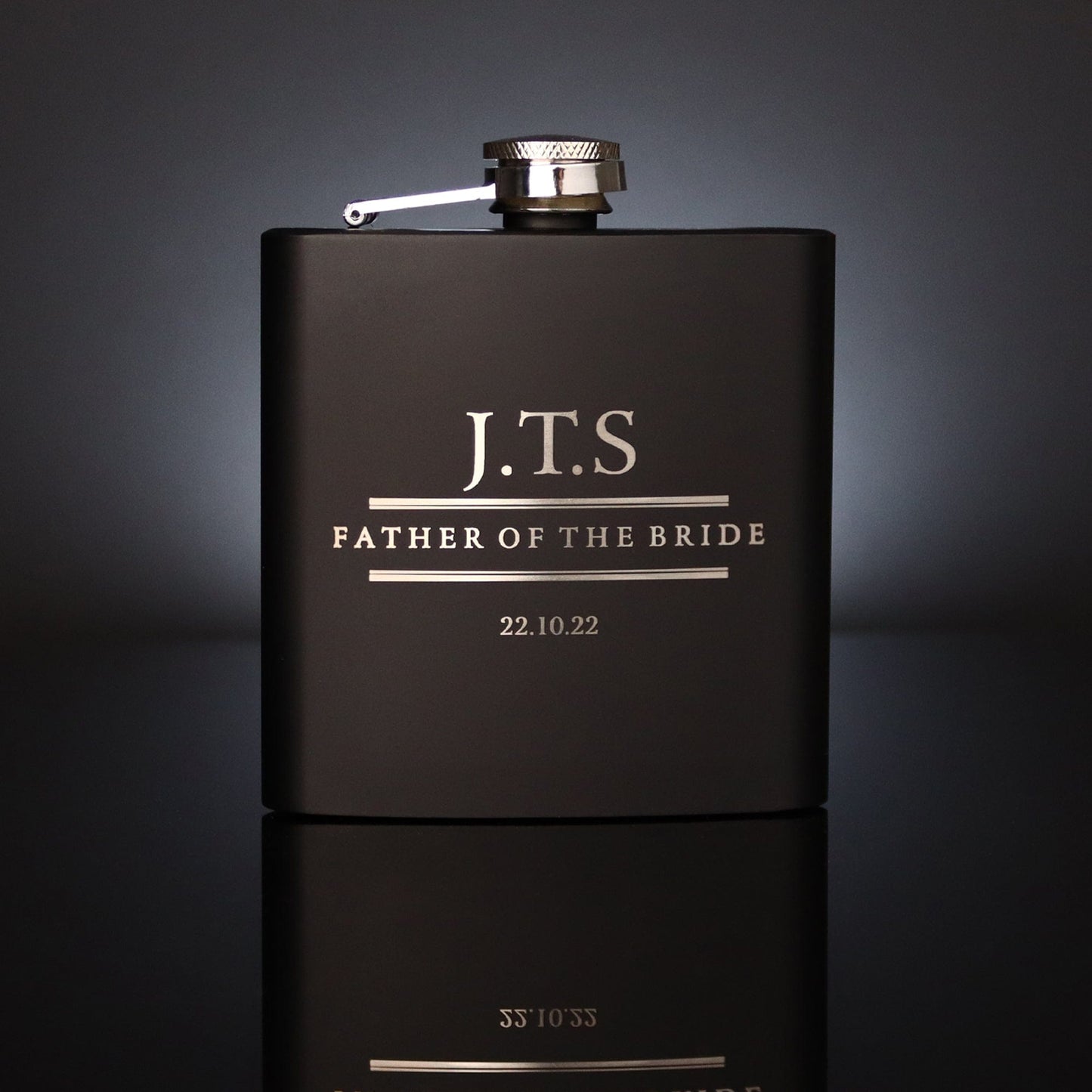 Classic No.2 Groomsmen Hip Flasks