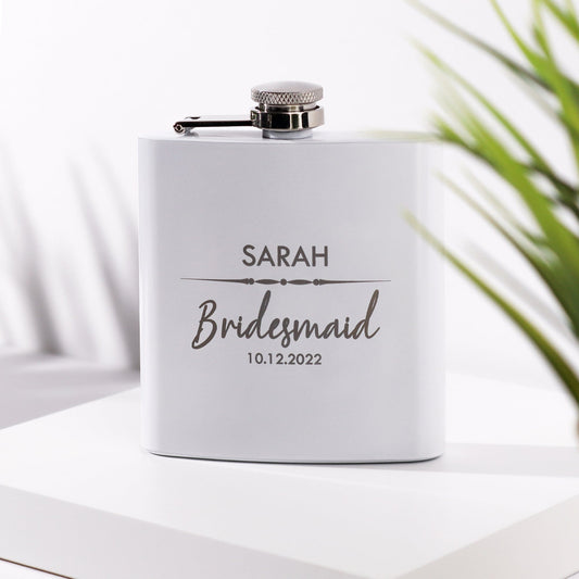 The Bridesmaids Hip Flasks No.13