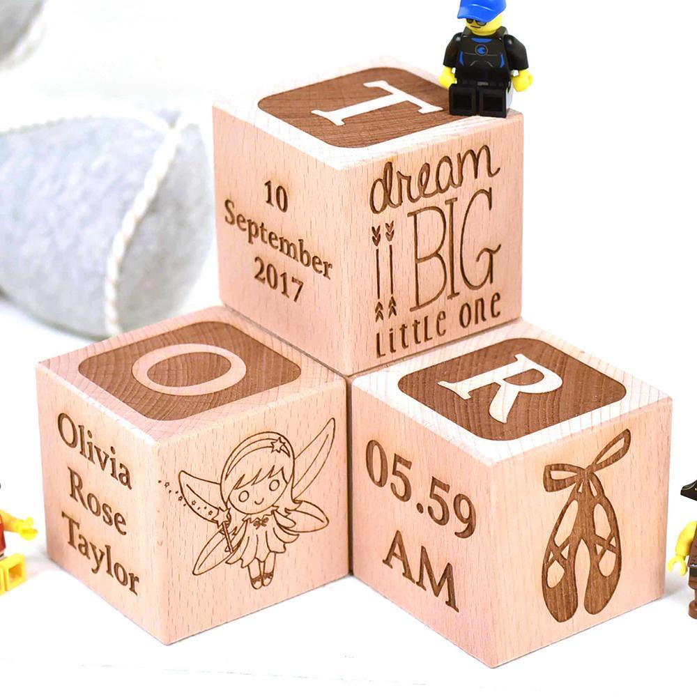 Large Wooden Building Blocks 6cm X 6cm