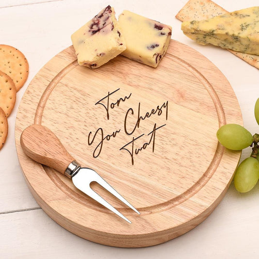 CHEESY T**T BOARD RND-OMG92