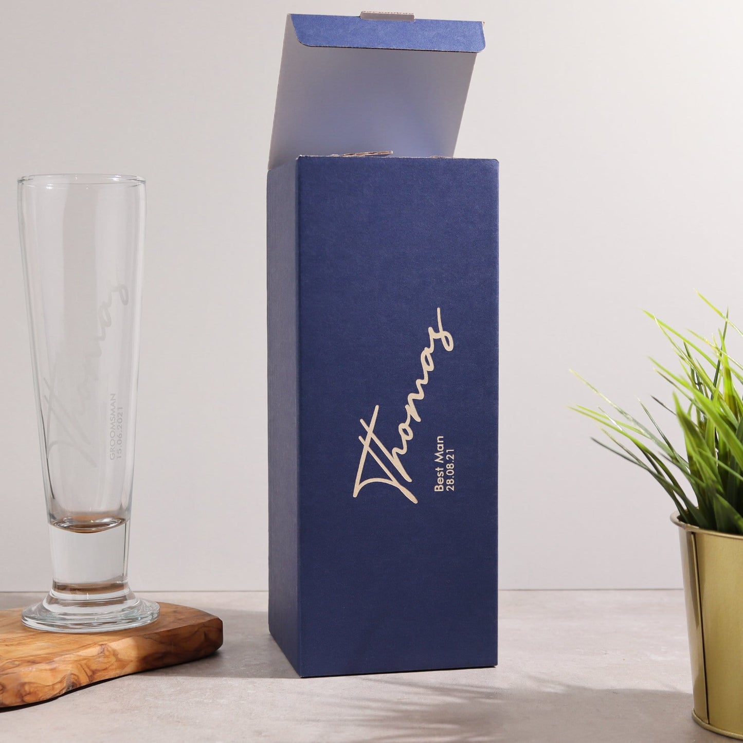 Signature Groomsmen Glass