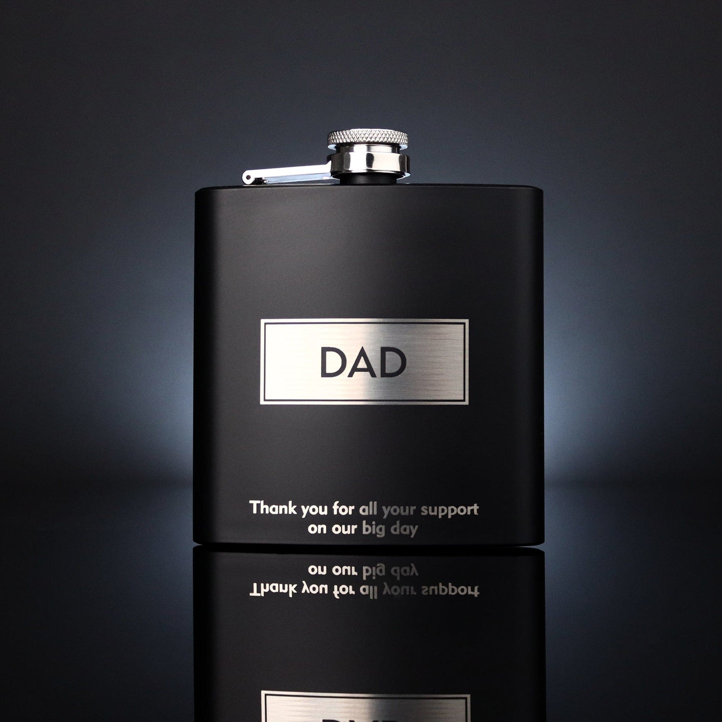 Groomsmen Panel Hip Flasks