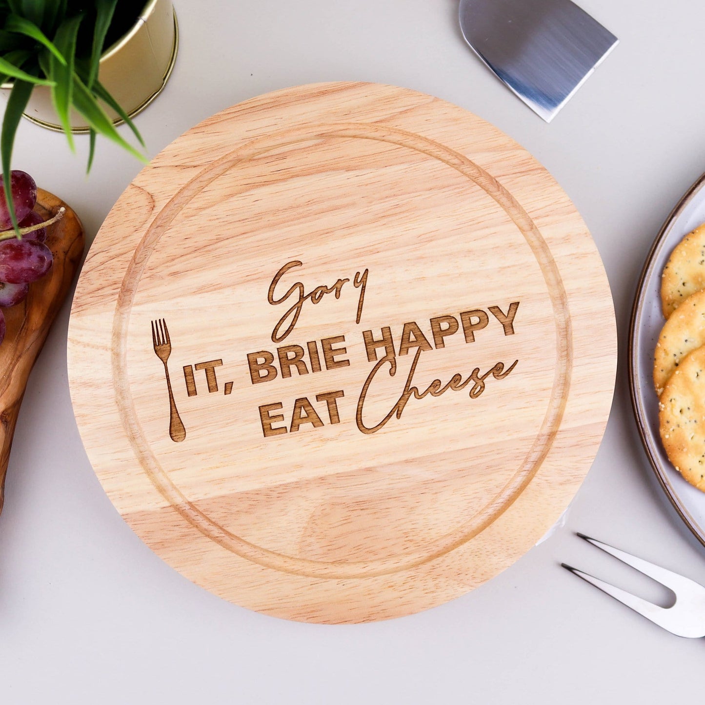 Fork it, Brie Happy Board