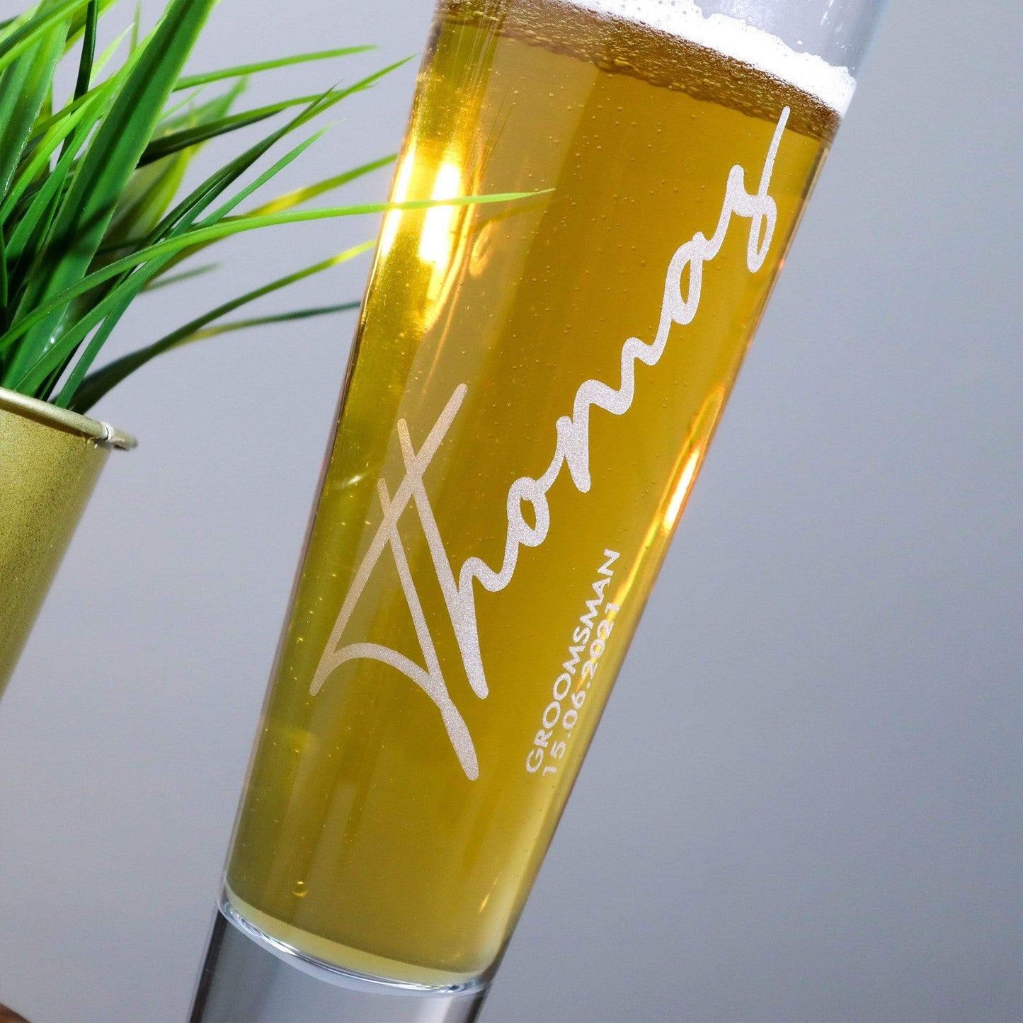 Signature Groomsmen Glass