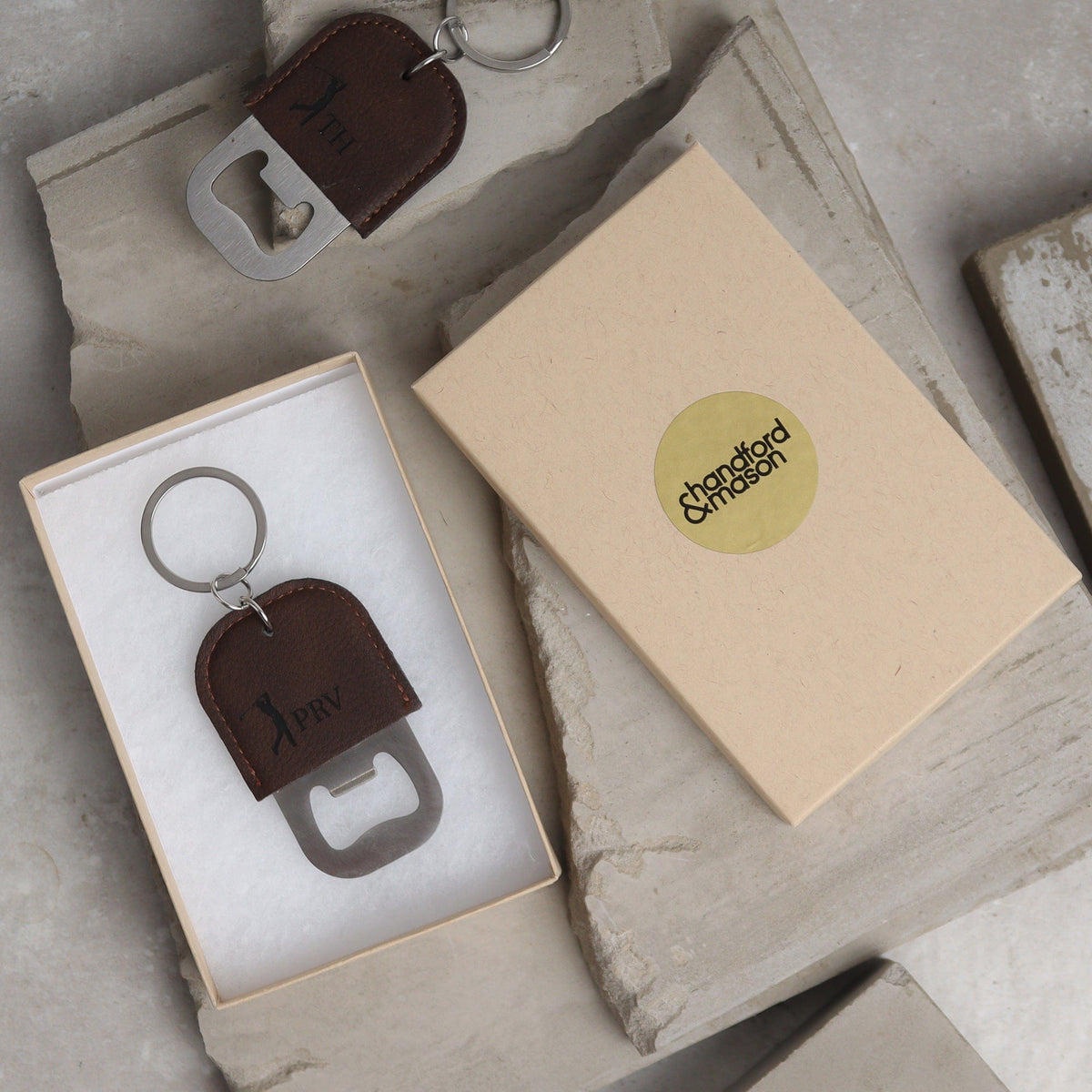 Golfer Bottle Opener Keychain