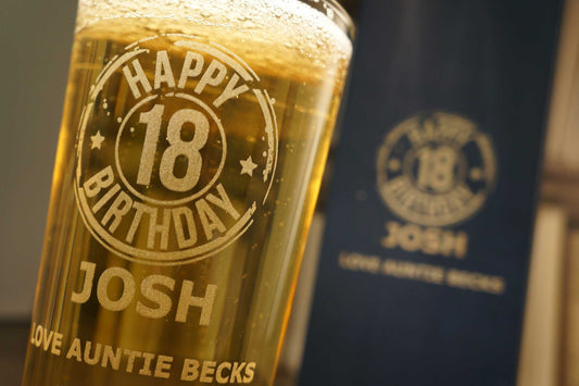 18th Pint Glass