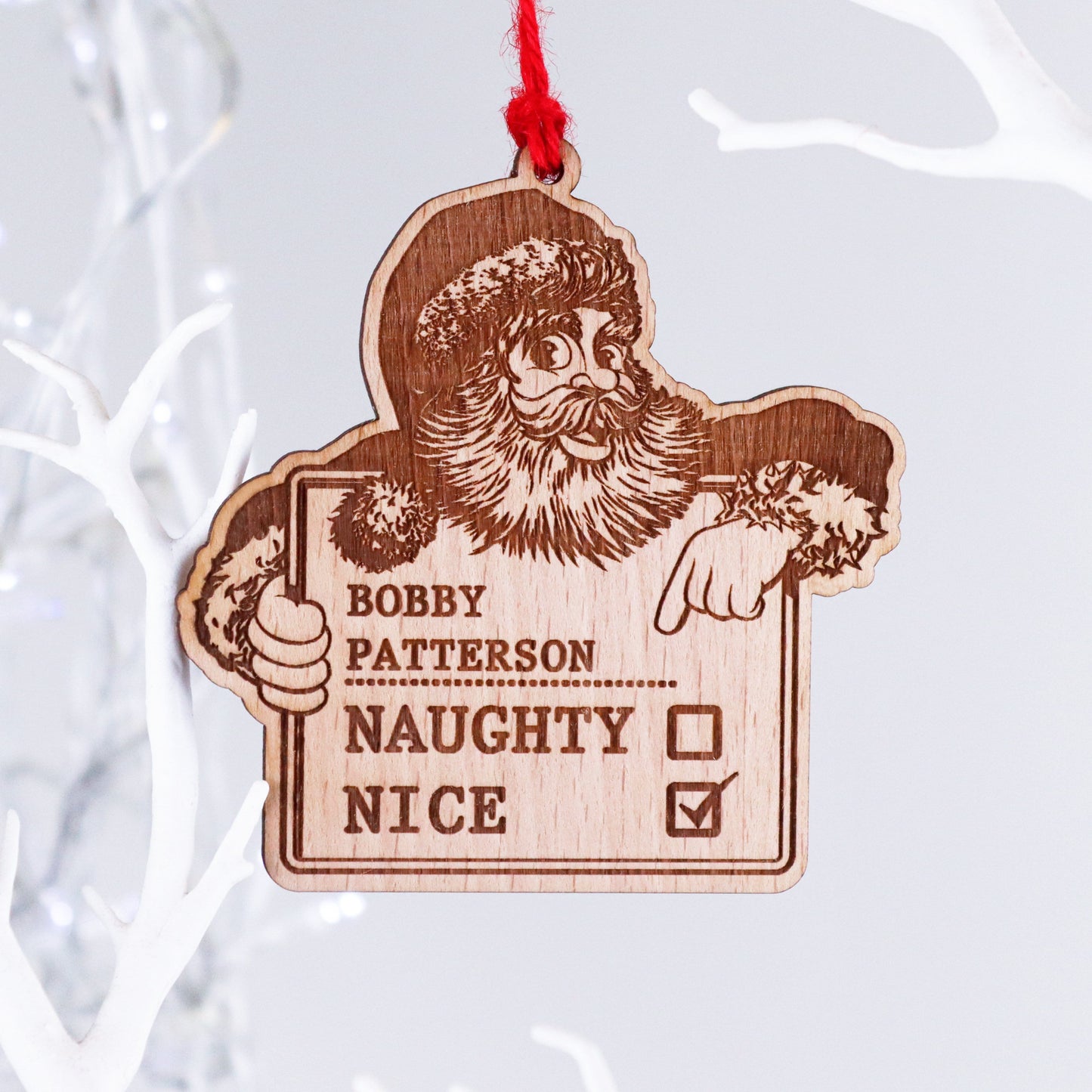 Naughty Or Nice Christmas Decoration