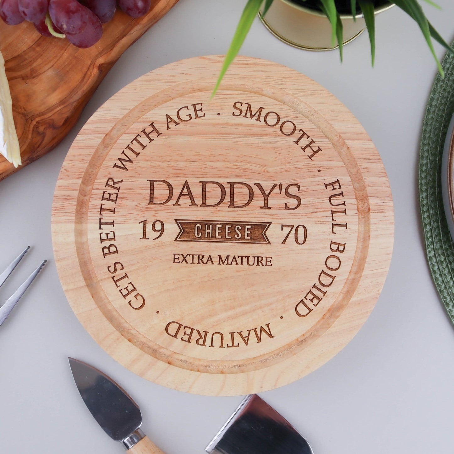 Cheesy Daddy Board & Knives Set